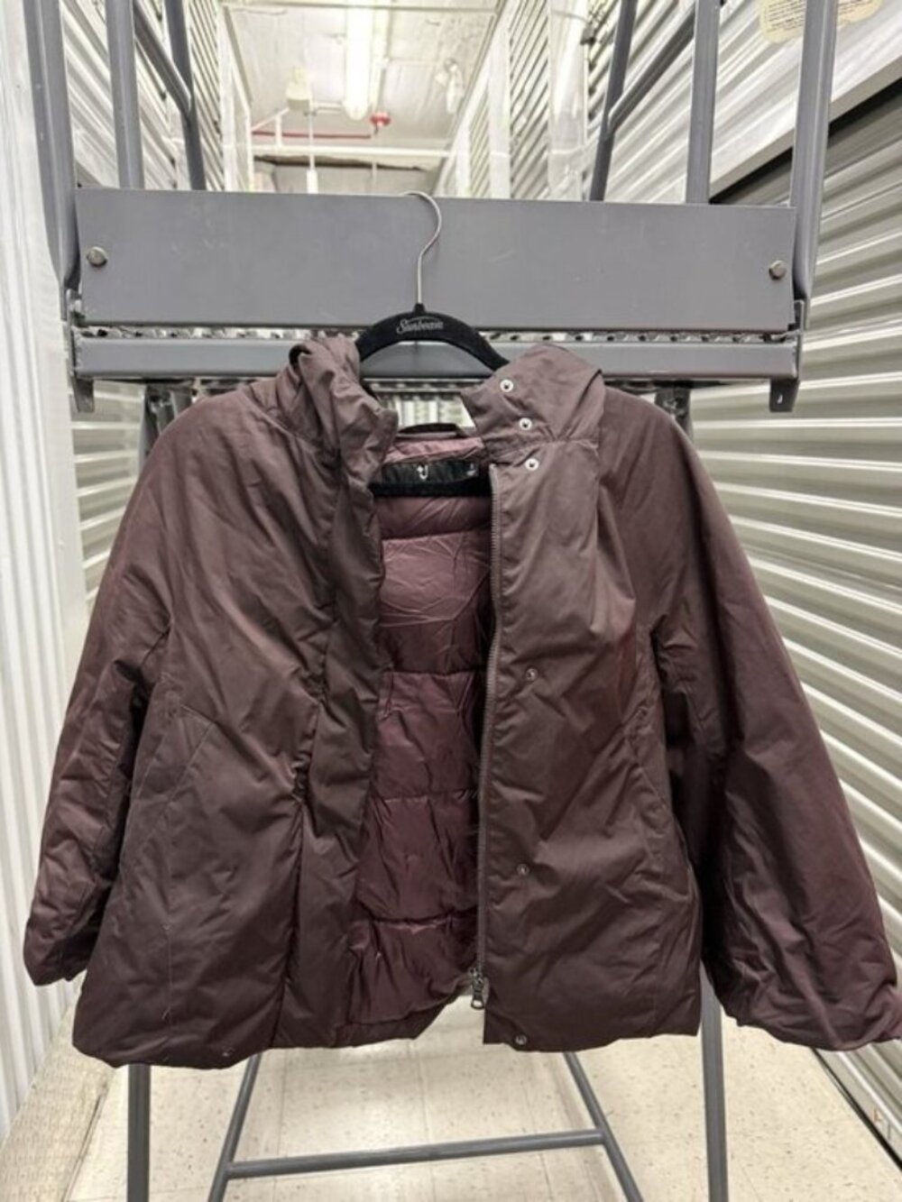 Uniqlo Women’s Parka Puffer Jacket Merlot Red S